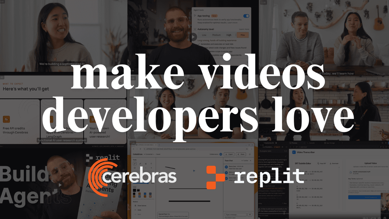 Make videos devs love